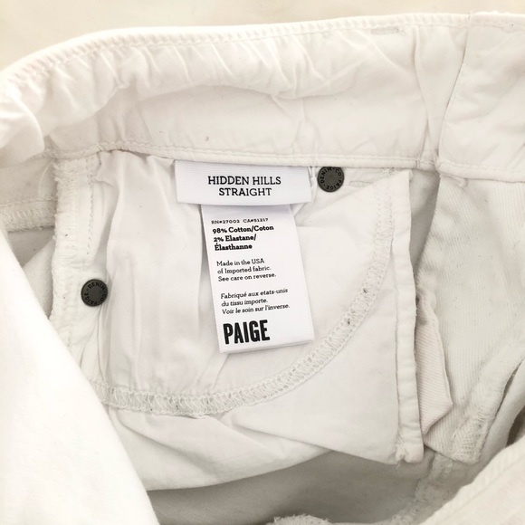 PAIGE HIDDEN HILLS STRAIGHT JEANS - Picture 7 of 11